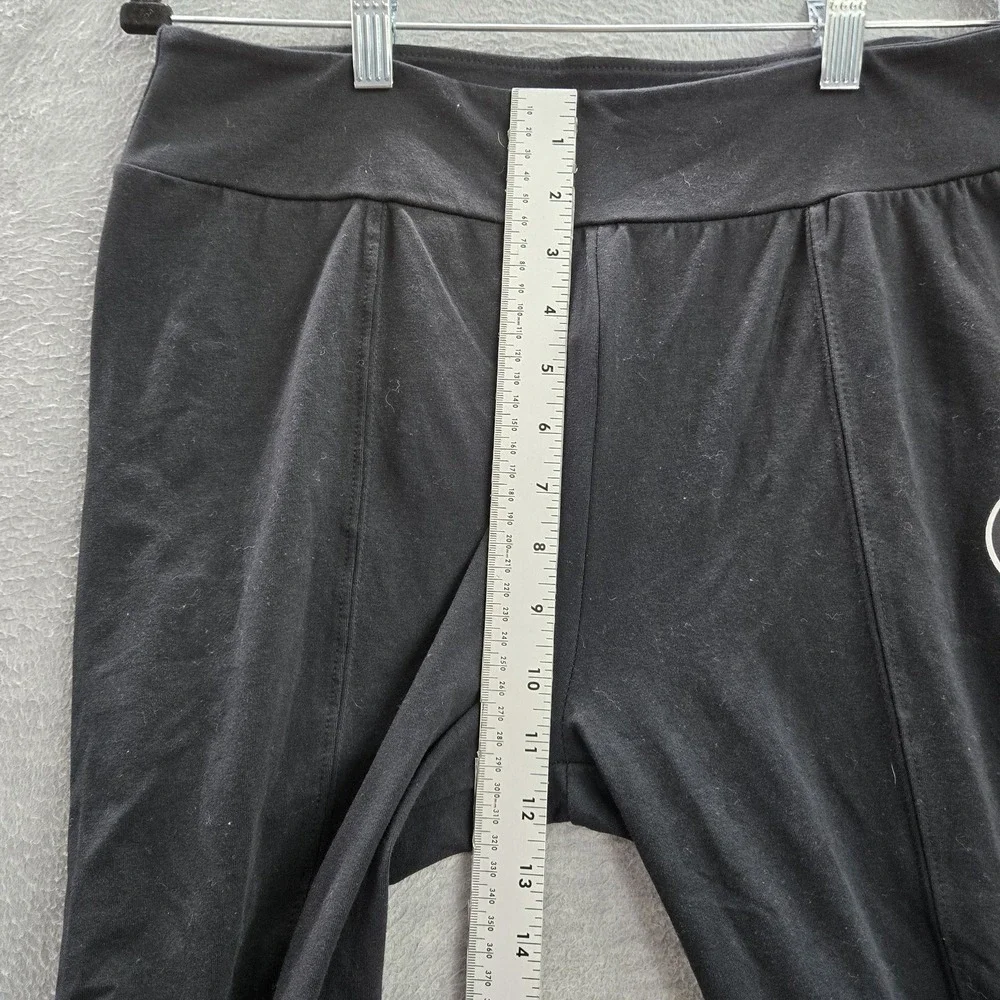 San Francisco 49ers Women Pants L Black NFL Flared Logo‎ Graphic 30